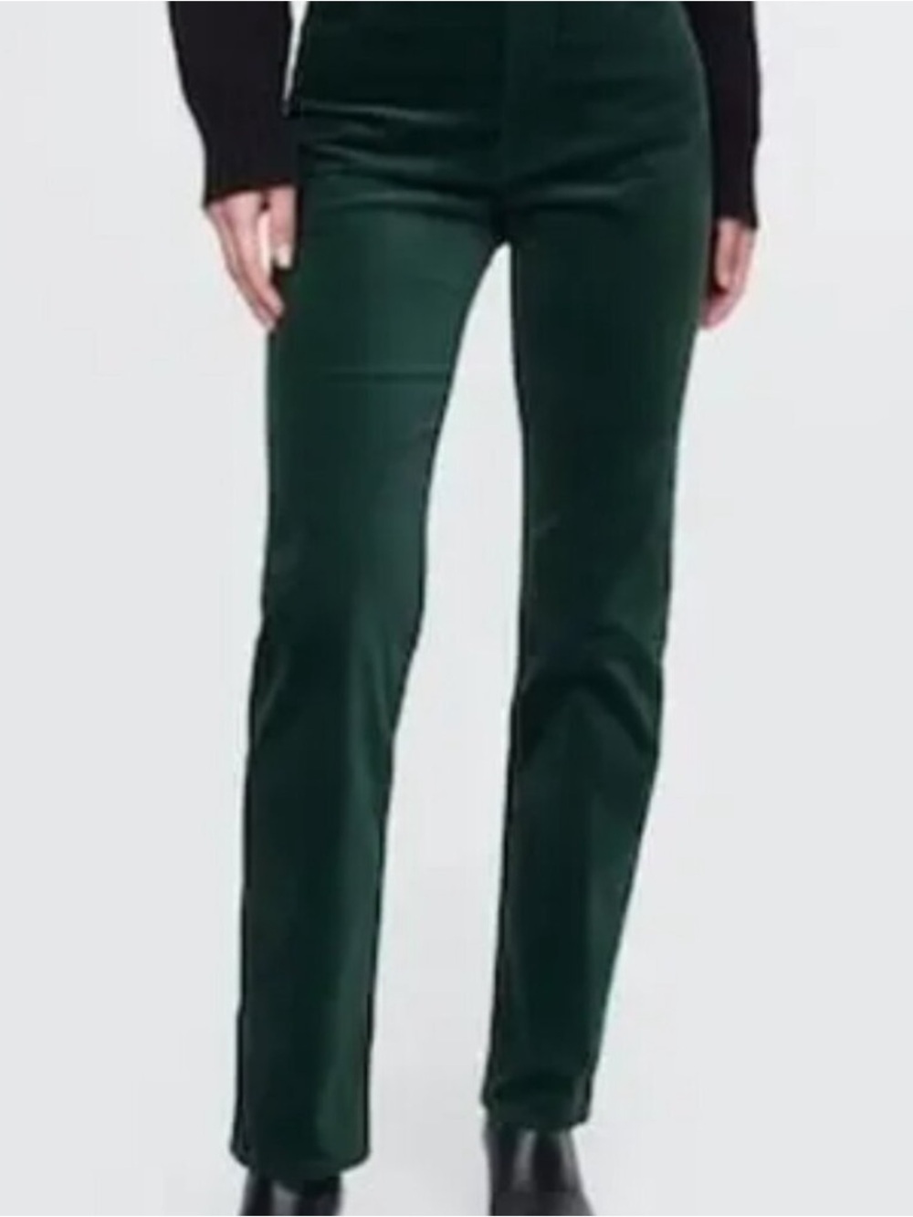 NWT GAP Low Rise Velvet '90's Straight Leg Pants Sz 28 / 6R